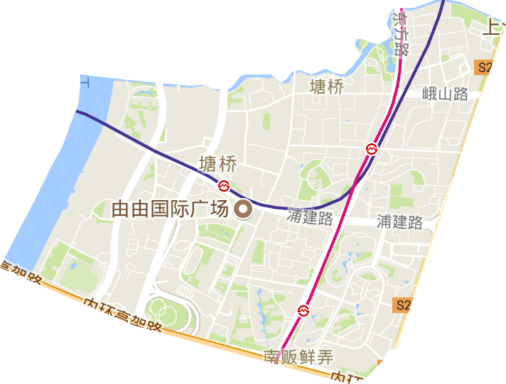 塘桥街道电子地图