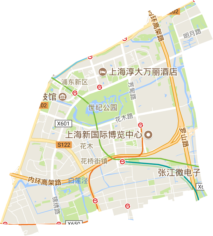 花木街道电子地图