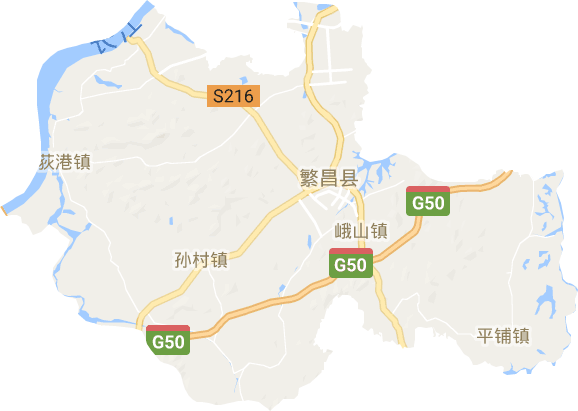 繁昌县电子地图