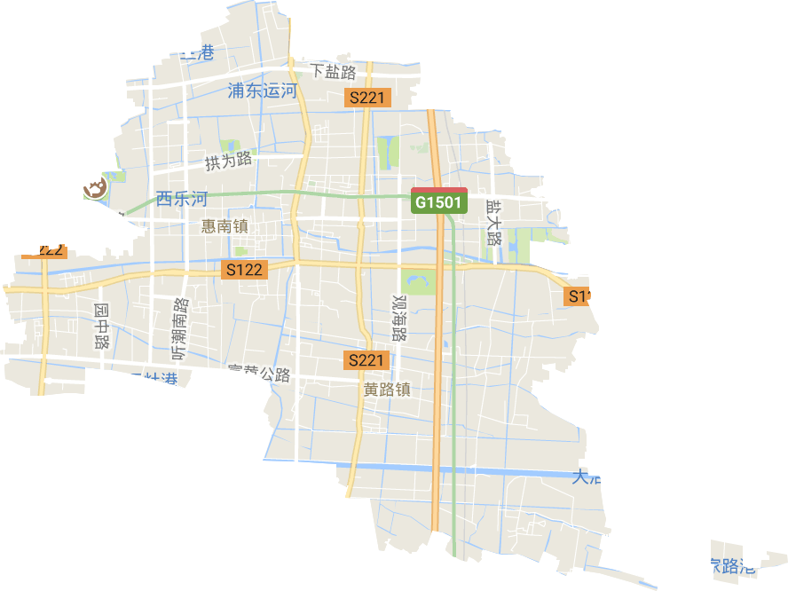惠南镇电子地图