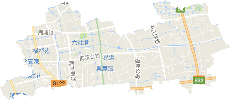 周浦镇电子地图