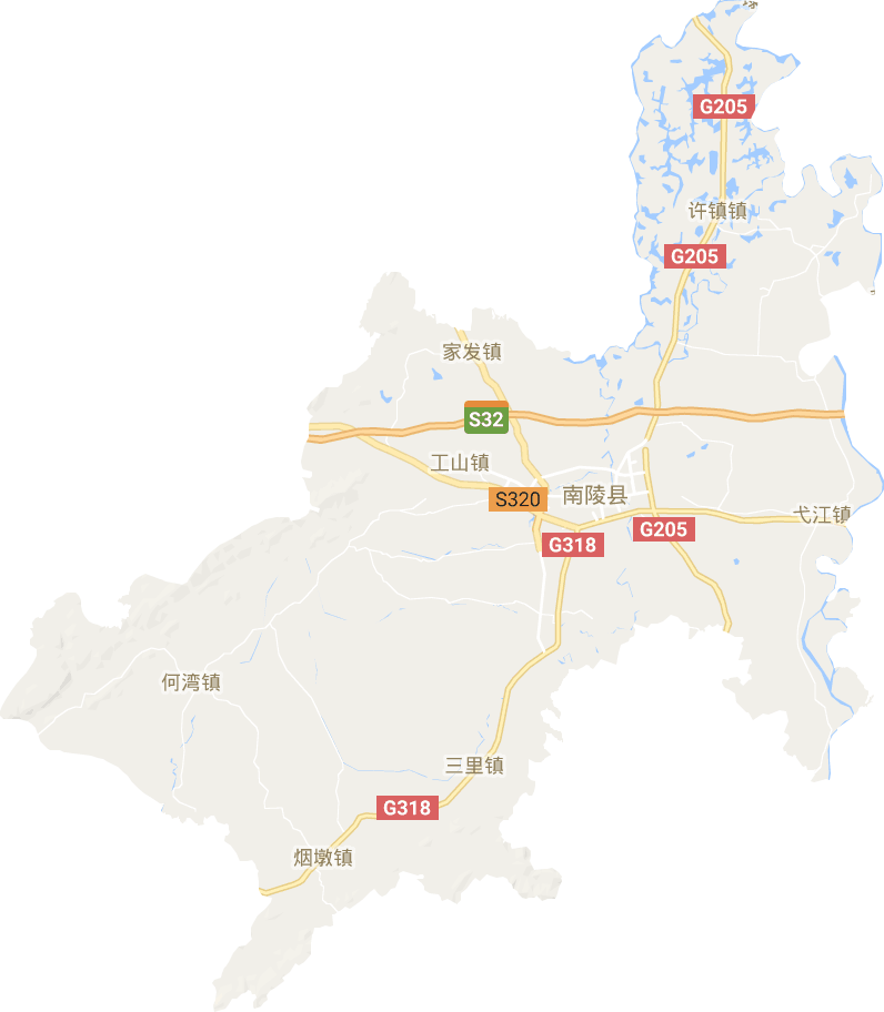 南陵县电子地图