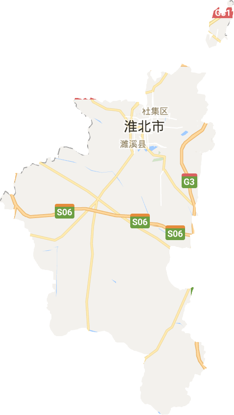 淮北市电子地图