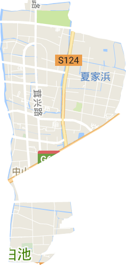 中山街道电子地图