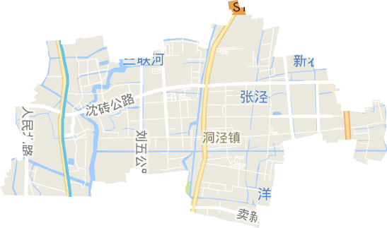 洞泾镇电子地图