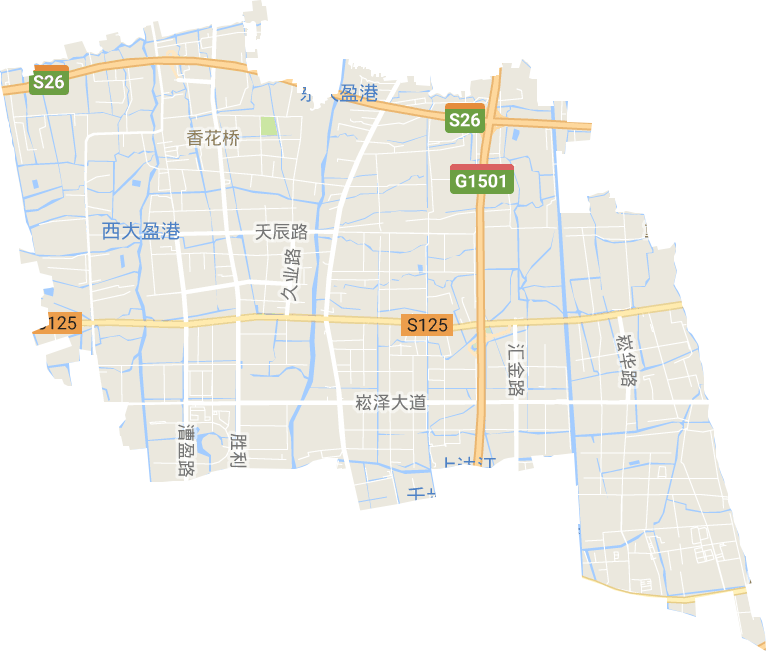 香花桥街道电子地图