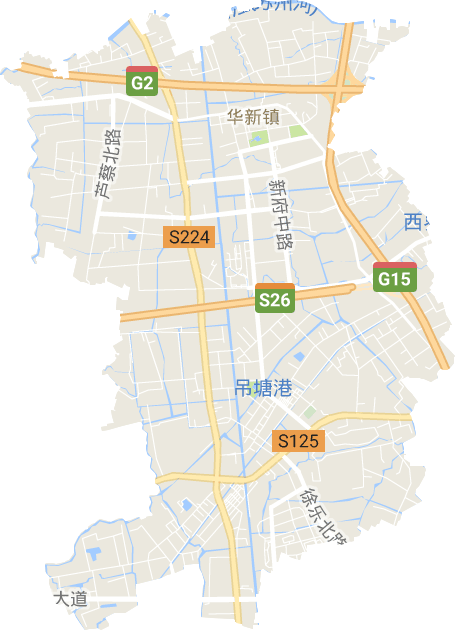 华新镇电子地图