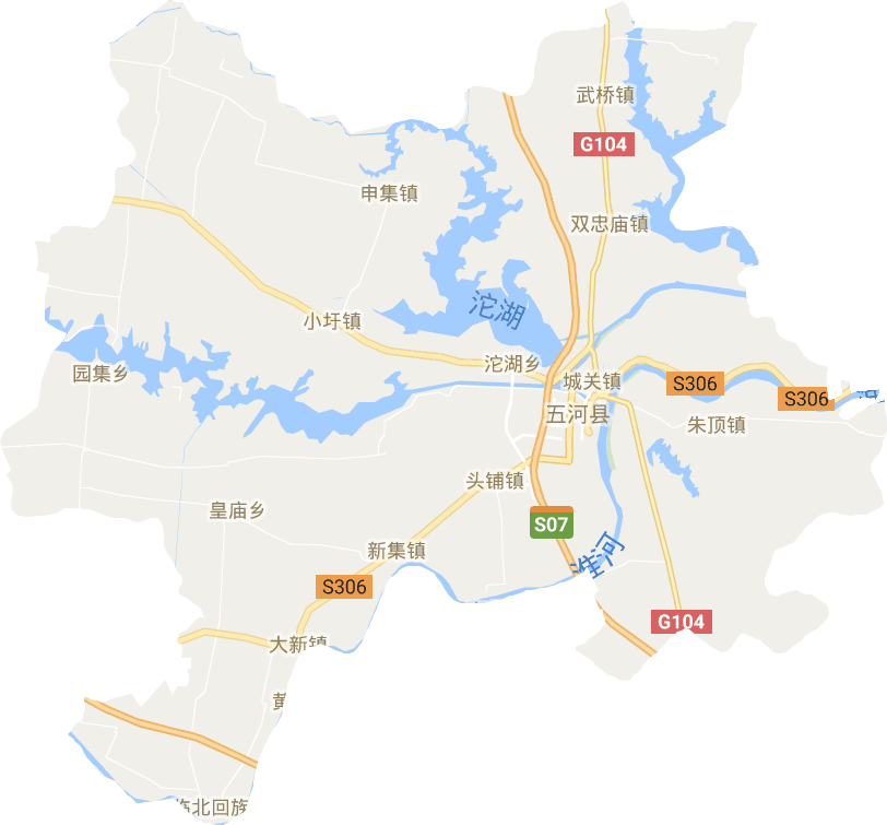 五河县电子地图