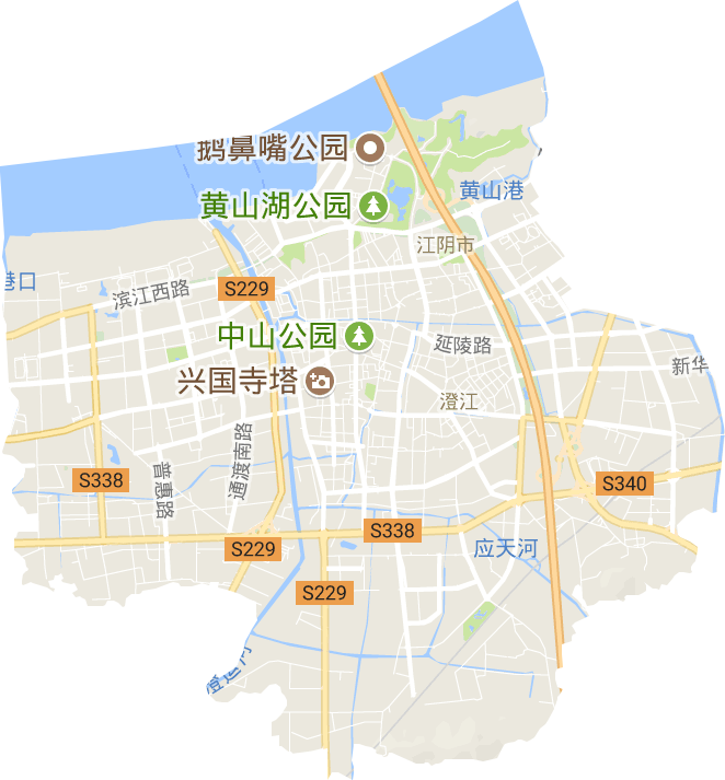 澄江街道电子地图