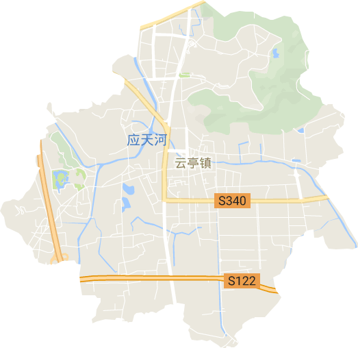 云亭街道电子地图
