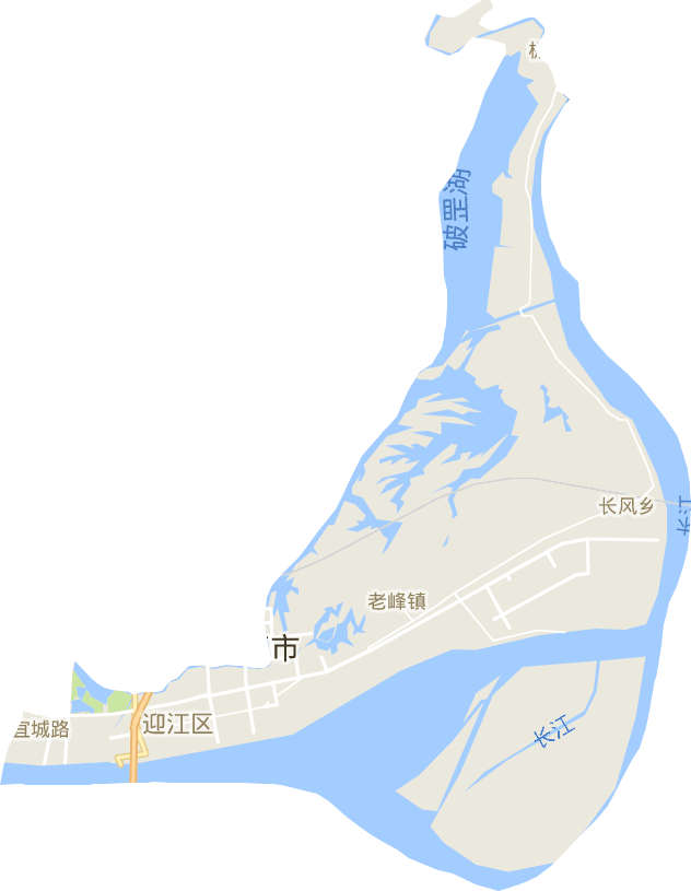 迎江区电子地图