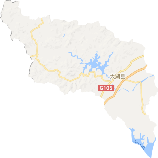 太湖县电子地图