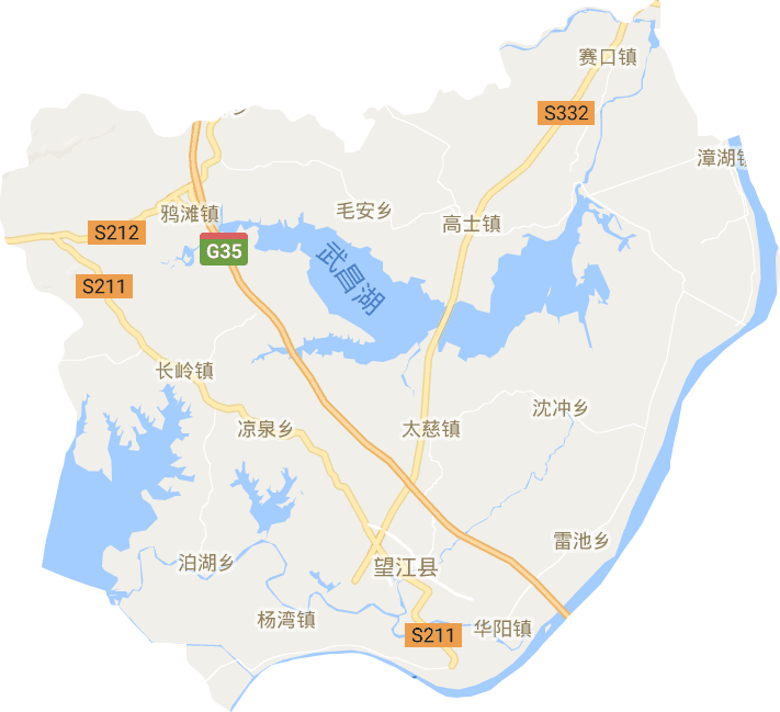 望江县电子地图