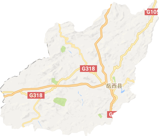 岳西县电子地图