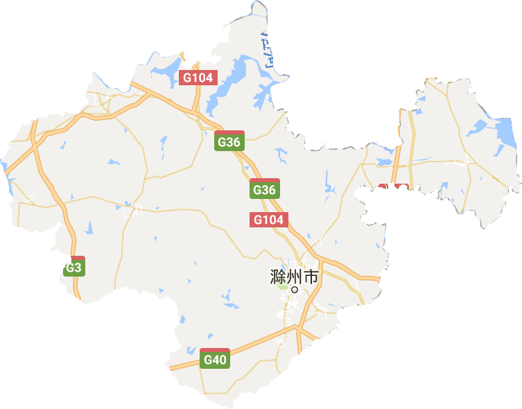 滁州市电子地图