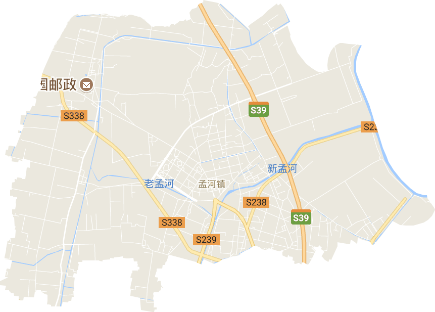 孟河镇电子地图