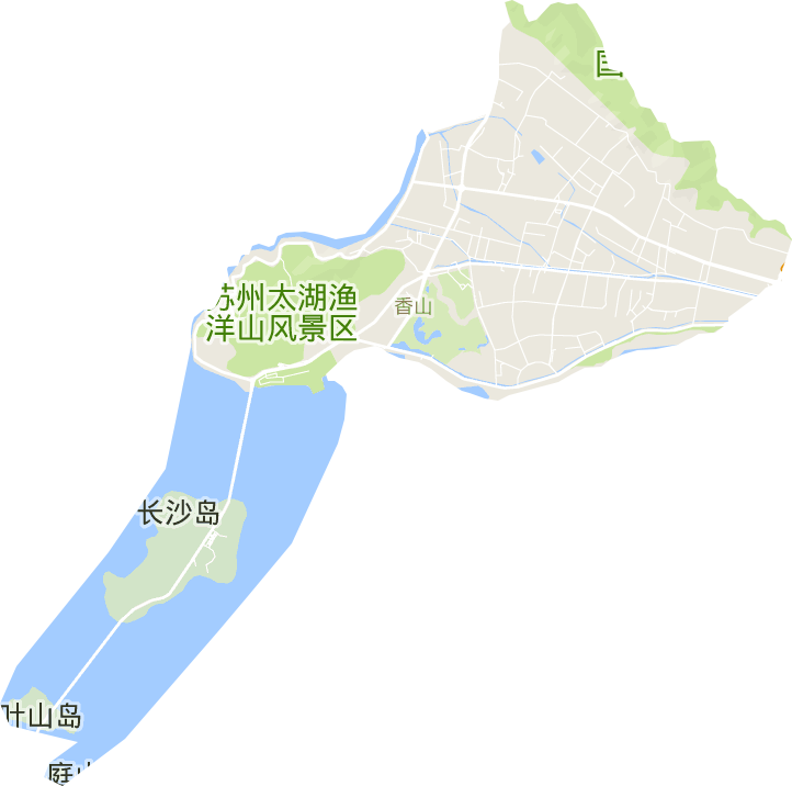 香山街道电子地图