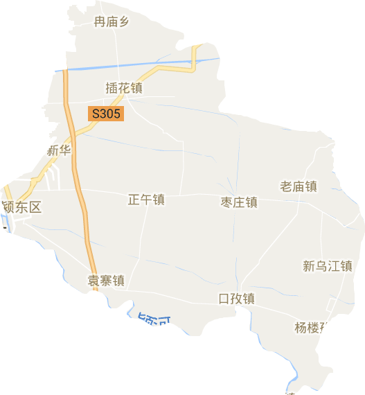 颍东区电子地图