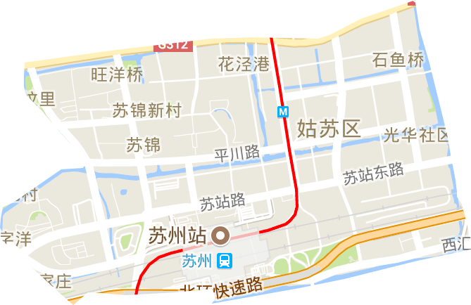 苏锦街道电子地图