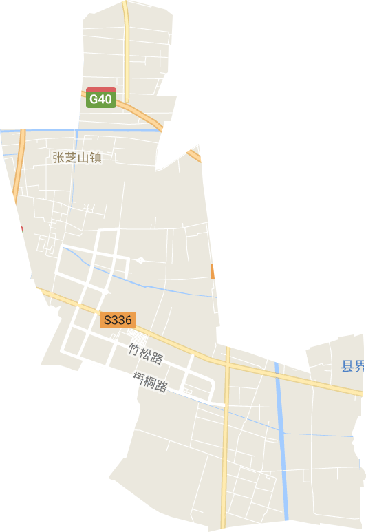 张芝山镇电子地图