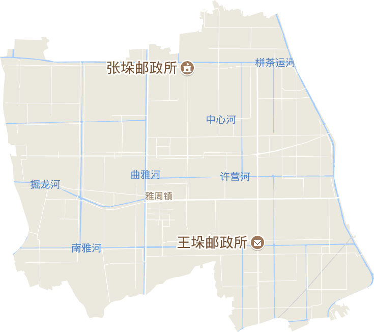 雅周镇电子地图