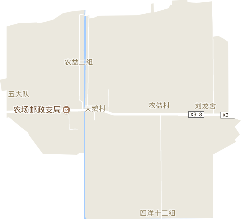 海安县农场电子地图