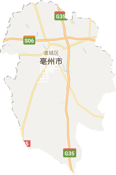 谯城区电子地图