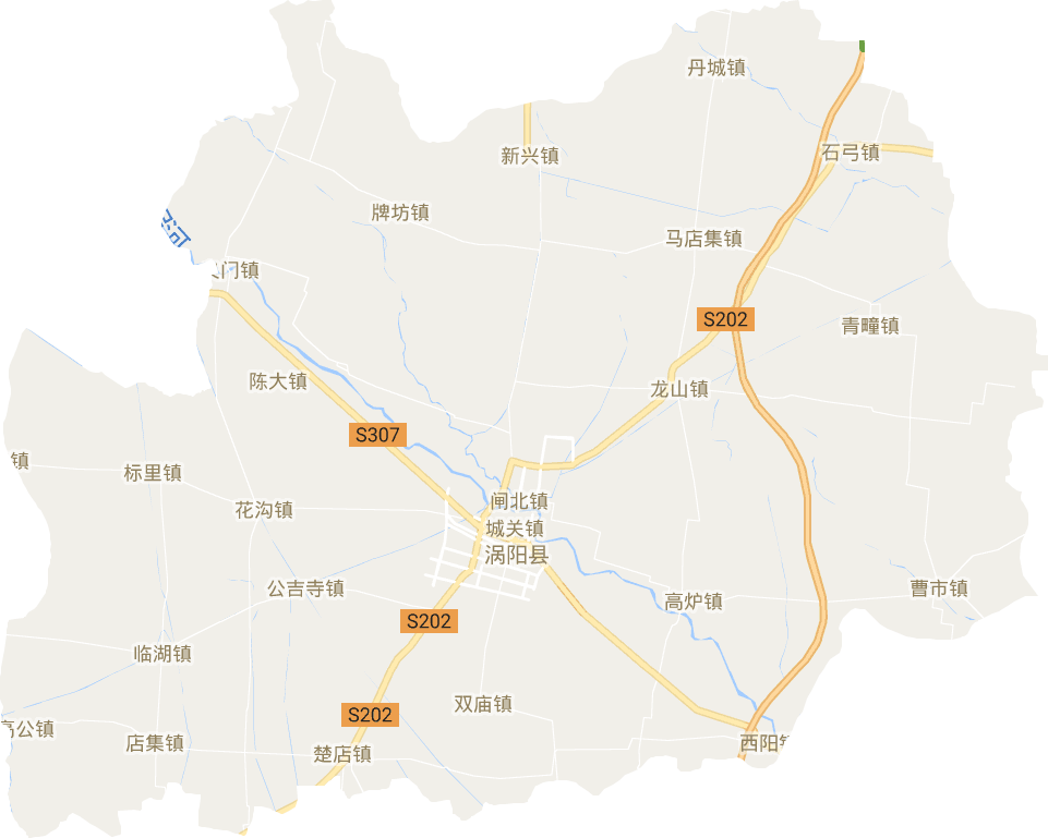 涡阳县电子地图