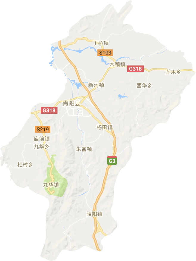 青阳县电子地图