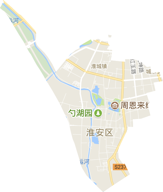 淮城镇电子地图