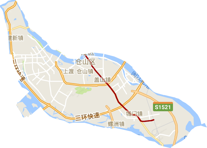 仓山区电子地图