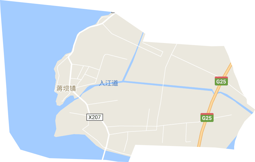 蒋坝镇电子地图