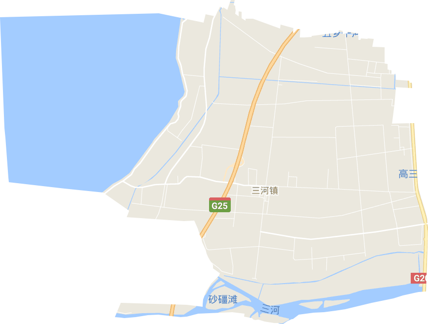 三河镇电子地图