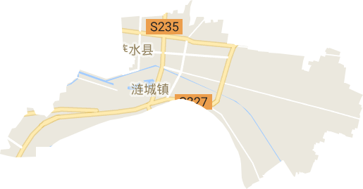 涟城镇电子地图
