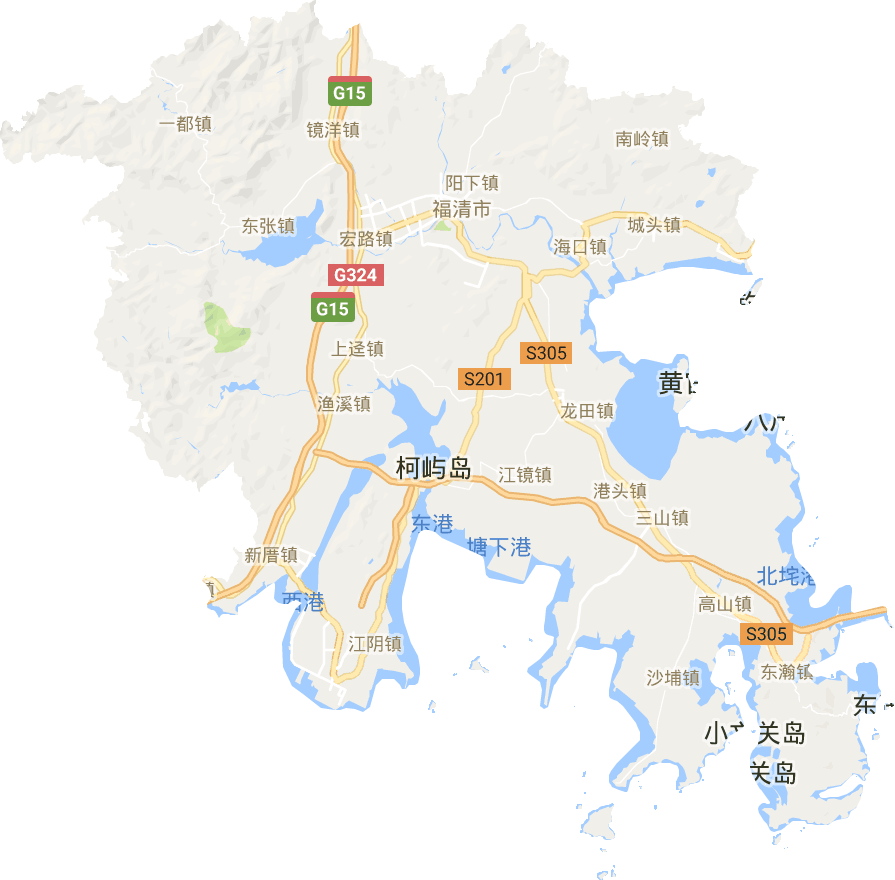 福清市电子地图