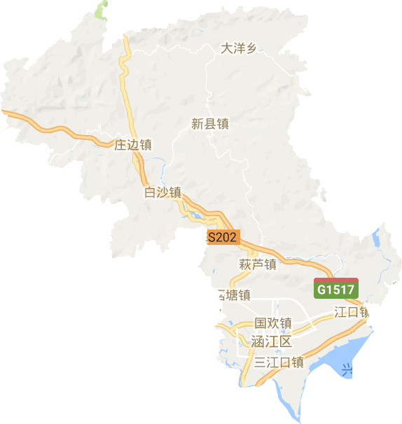 涵江区电子地图