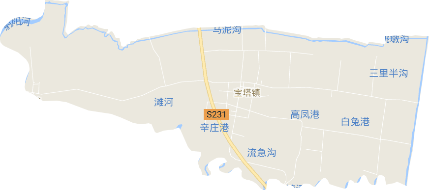 宝塔镇电子地图