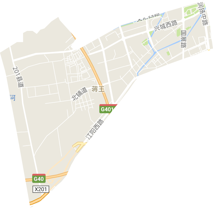 蒋王街道电子地图