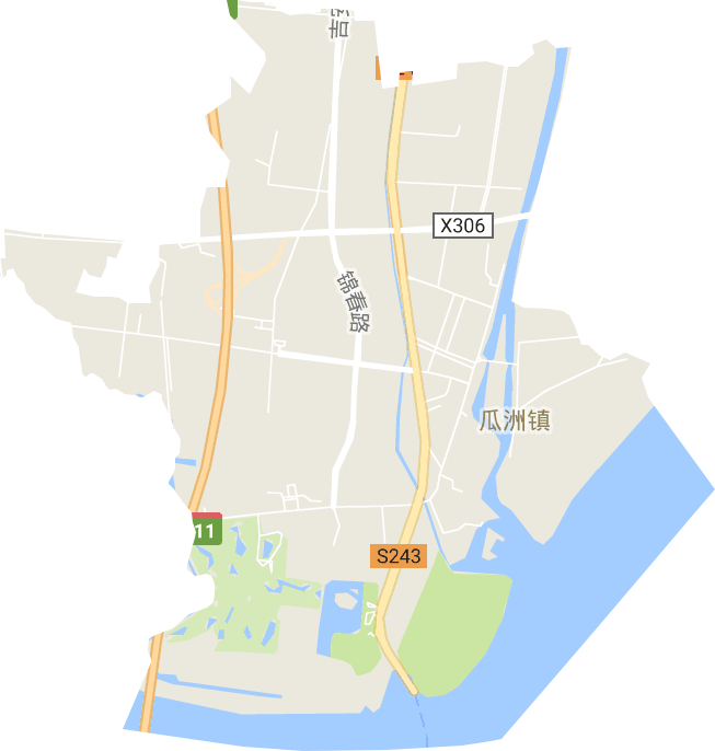 瓜洲镇电子地图