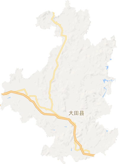 大田县电子地图