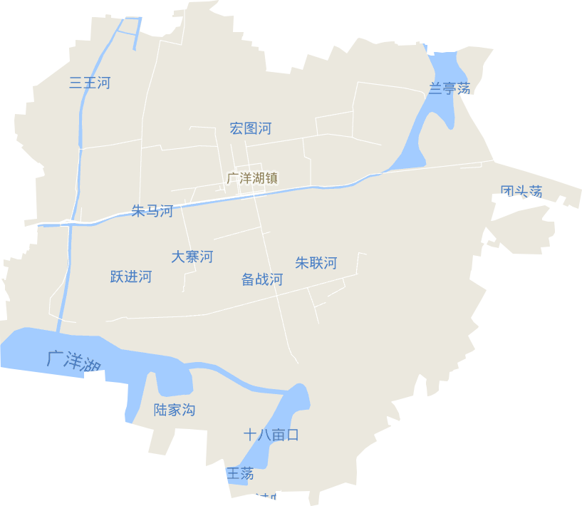 广洋湖镇电子地图