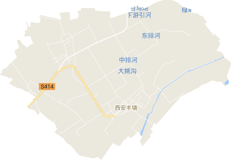 西安丰镇电子地图