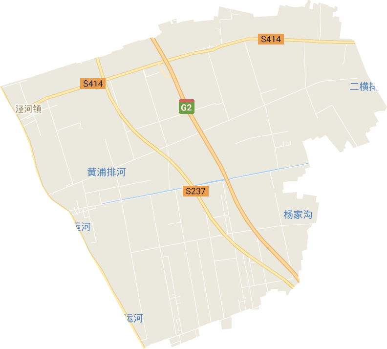 泾河镇电子地图