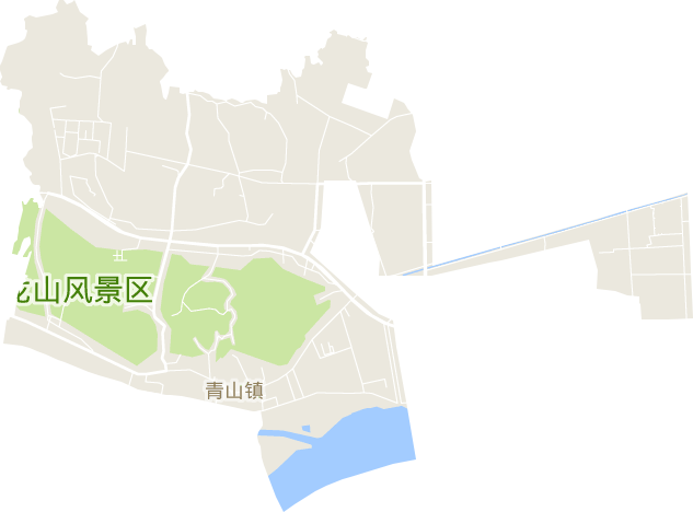 青山镇电子地图