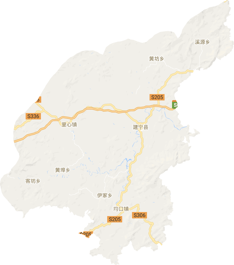 建宁县电子地图