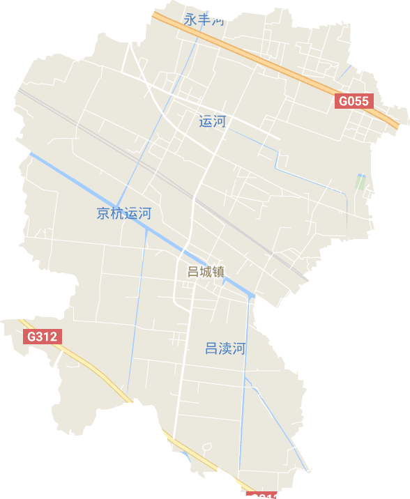 吕城镇电子地图