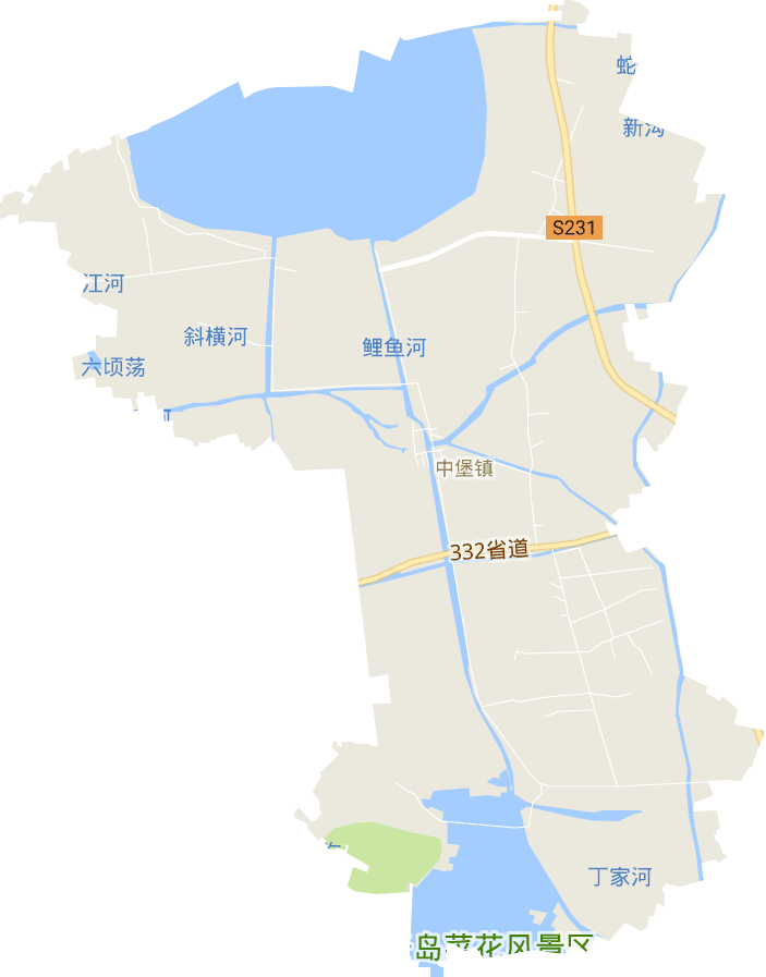 中堡镇电子地图