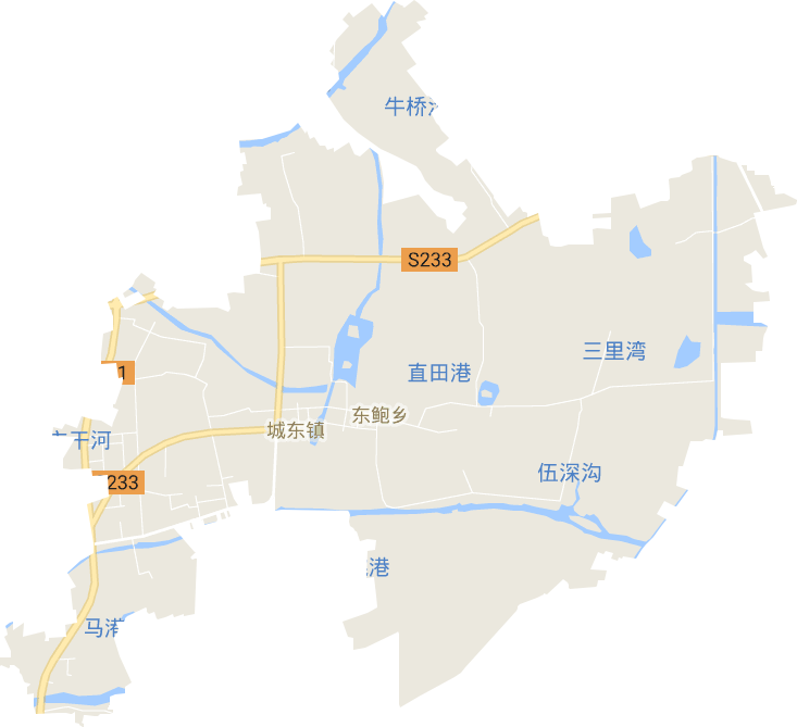 城东镇电子地图
