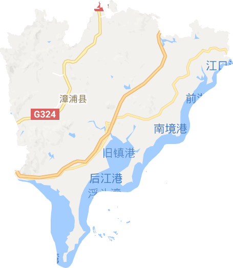 漳浦县电子地图