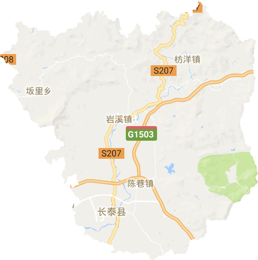 长泰县电子地图